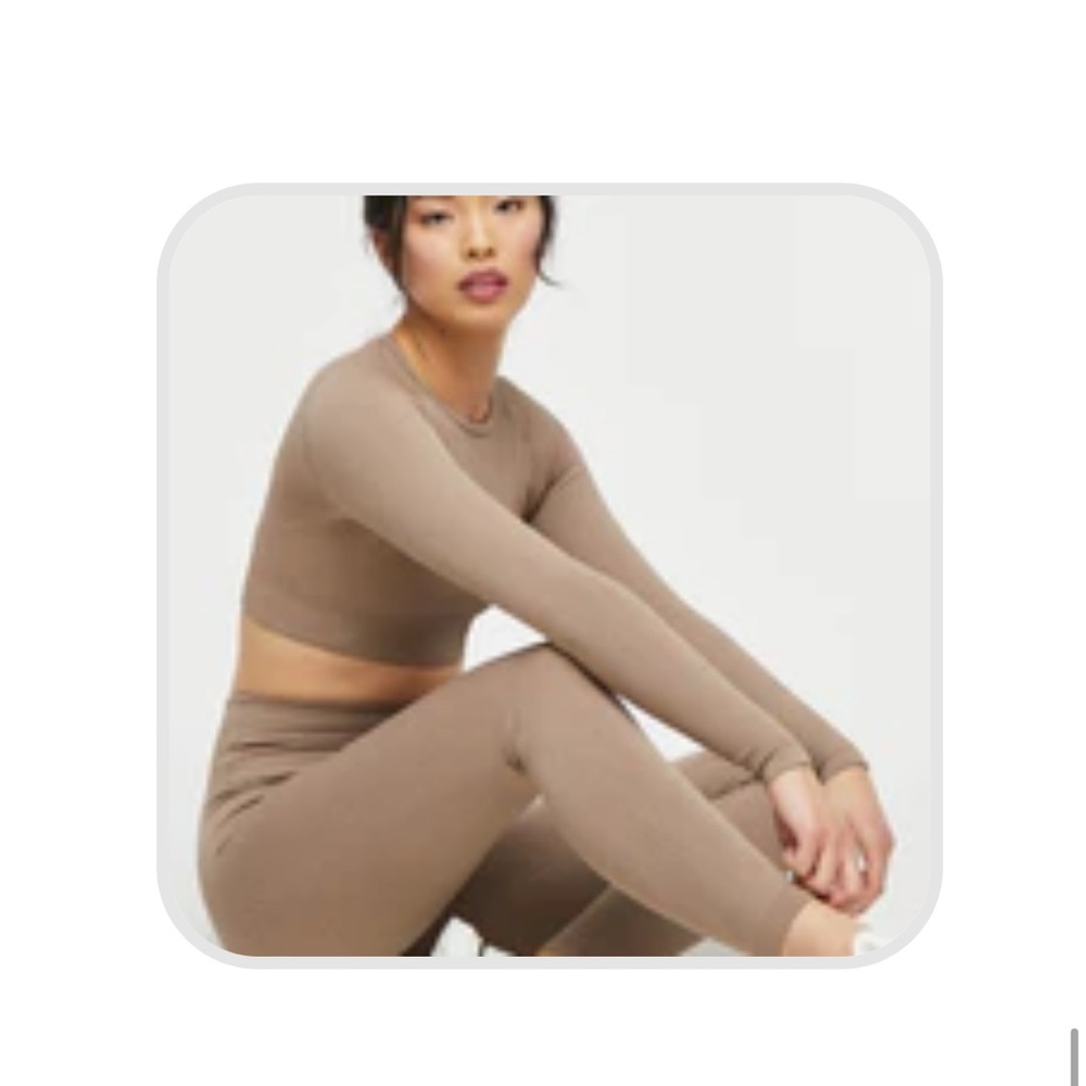 3-Piece Lilia’s Active Set - Size Medium Color Brown